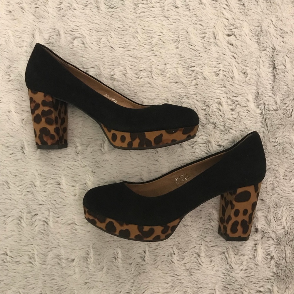 Cheetah Print Block Heels ✨